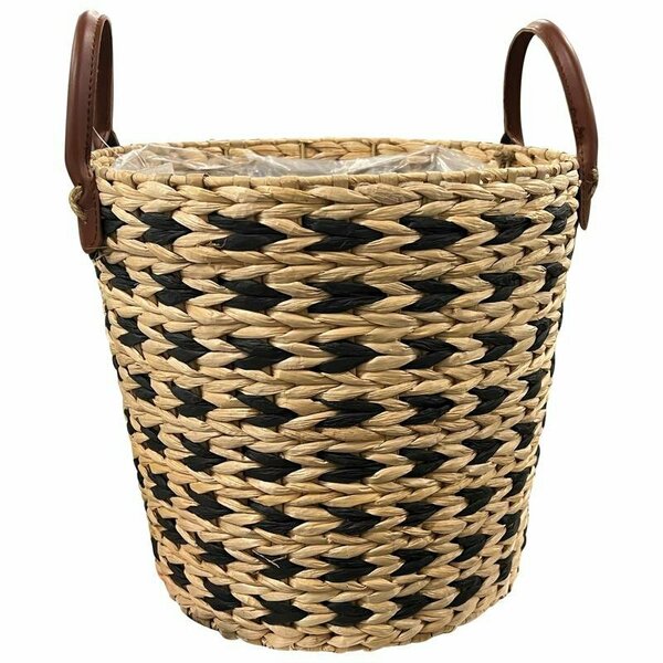 Classic Home & Garden 9.8 in. H X 11 in. D Natural Fiber Mali Planter Brown 110105-724